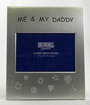 'Me & My Daddy' Photo Frame (Silver colour) 5 x 3.5"