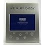 'Me & My Daddy' Photo Frame (Silver colour) 5 x 3.5"