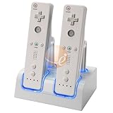NEW Remote Controller Charger + 4 Battery Pack for Wii
