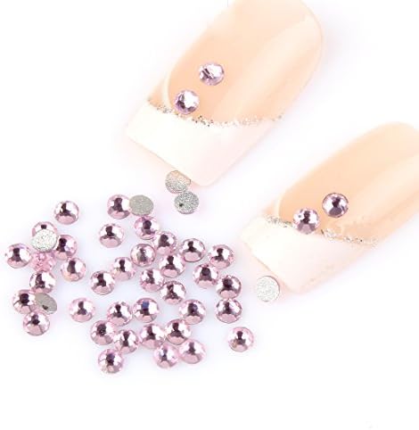 100 Pcs one Pack High Quality Factory Price Acrylic Rhinestones Round Flatback Brilliant 1.8mm