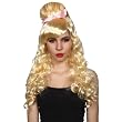 Wicked Costumes Ladies Stylish Cute Baby Doll Barbie Wig With Bow Accessory