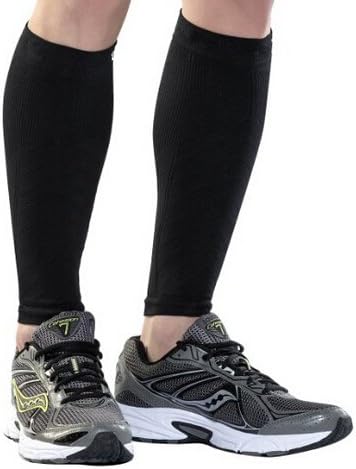 Quick Dry Calf Compression Sleeve Sweat Free Running COOLMAX Moisture Wicking Fabric To Reduce Shin Splints Knee Pain Designed By A Marathon Runner