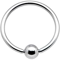 14 Gauge STEEL BCR Captive Ring - 16.7mm