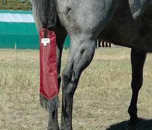 CASHEL CRUSADER TAIL WRAP BAG SHOW BURGUNDY HORSE TACK [Misc.]