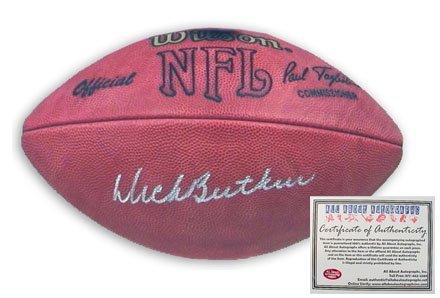 Dick Butkus Chicago Bears NFL Hand Signed Football