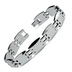Tungsten Carbide Link Bracelet 8.75"