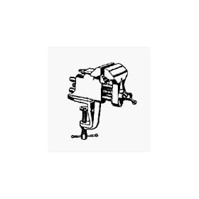 Columbian 33150 150 3-Inch Jaw Width by 6-Inch Opening Fixed Base Clamp-On Bench Vise