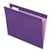 Pendaflex Reinforced Hanging File Folders, Letter Size, Violet, 1/5 Cut, 25/BX (4152 1/5 VIO)