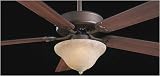 Minka-Aire Fans F548-ORBEX Contractor Unipac with Light Oil-Rubbed Bronze Ceiling Fan 52 Blades