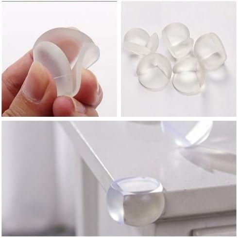 Clear Corner Guards- Baby Proof your home with these Edge Protectors- Quality Tested- Safe and Reliable(Pack of 12)