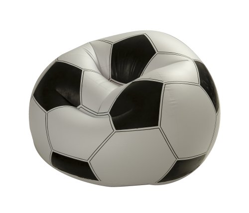 Childrens Toyshop  Toys : 42.5" x 43.5" x 26" Sports Fan Beanless Bag - Soccer Ball