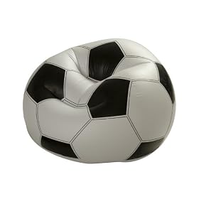 42.5" x 43.5" x 26" Sports Fan Beanless Bag - Soccer Ball