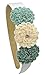 Girls Julia Chiffon Vintage Flower Arch Headband