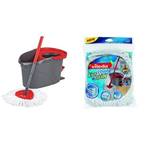 Vileda Easy Wring and Clean Microfibre Mop/Bucket The British Kitchen