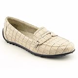 Rockport Jackie Penny Loafer Womens SZ 9 Beige Loafers Shoes