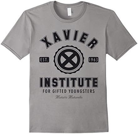 Men's Xavier Est 1963 Institute TShirt Large Slate