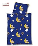 HAHN Baby Baumwoll Bettwäsche MOND STERNE BÄRCHEN, 100×135 + 40×60 cm Reviews