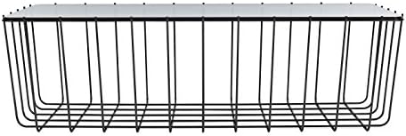 Blu Dot Scamp Large Table, Black Base - Smoked Glass Top