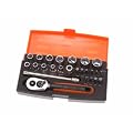 Bahco SL25 Socket Set 25 Piece 1/4 Inch Drive