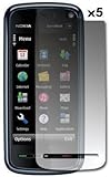 5 Pack of Premium Reusable LCD Screen Protector for Nokia XpressMusic 5800