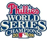 Philadelphia Phillies 2008 World Series Champions Patch