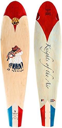 KOTA Lafayette Escadrille Flanders Red Longboard, Nieuport 17 Style Complete Board