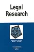 Legal Research in a Nutshell (Nutshell Series)