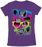 Kerusso Purple Christian Girl Youth T-shirt Son Glasses