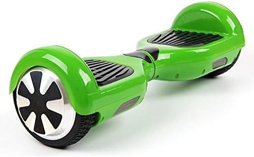 Two Wheels Smart Self Balancing Scooters Electric Drifting Board Personal Adult Transporter with LED Light Green