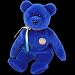 Ty Beanie Babies - 1998 Clubby the Bear (Retired)