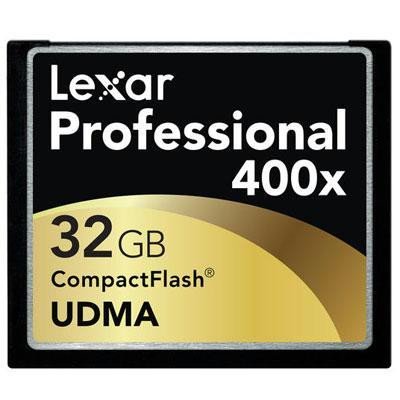 Lexar® Professional 32GB 400x CompactFlash® (CF) Card