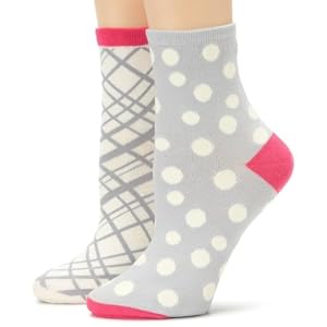 Anne Klein Ladies 2-Pack Dot Plaid Shorties