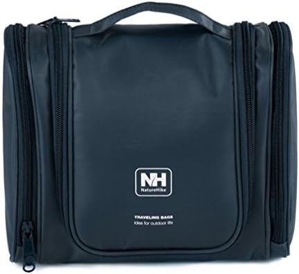 NH travel Outdoor Light Travel Storage Makeup Cosmetic Bag Naturehike Hanging Toiletry Bag Travel Storage Makeup Cosmetic Bag Beauty Kit Tour Case (Black)