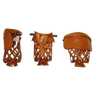 Honey Pool Table Pockets - Genuine Leather