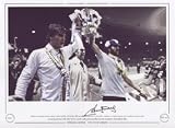 Hoddle & Ricky Villa Tottenham celebrate with FA Cup 1981 - Signed Limited Ed