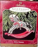 Zebra Fantasy Rocking Horse Type 1999 Hallmark Ornament Zebra Fantasy Rocking Horse Type 1999 Hallmark Ornament