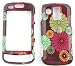Samsung Rogue u960 Big Daisy Flowers on Brown Hard Case/Cover/Faceplate/Snap On/Housing/Protector