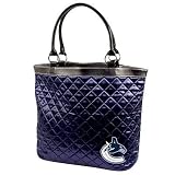 NHL Vancouver Canucks Quilted Tote, Navy