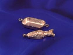 Set of 2 Copper Molds - Dollhouse Miniature