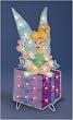18" Peter Pan's Tinkerbell Sitting On Present Lighted Christmas Yard Art