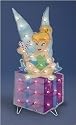 18" Peter Pan's Tinkerbell Sitting On Present Lighted Christmas Yard Art