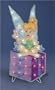 Pack of 2 Peter Pan's Tinkerbell On Present Lighted Christmas Yard Art 18"