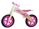 Peasytoys Wooden Girl's Ride-on Pink Lightning Bike