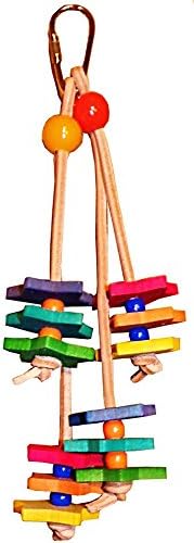 Jaspers Stars 8.5" X 3" bird toy
