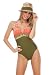 Tribal Girl: Halter One Piece Swimsuit by Blue Sky Swimwear