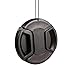 CamDesign Sides Pinch Snap-On Front Lens Cap/Cover Compatible with Canon, Nikon, Sony, Fujifilm Pentax All DSLR Lenses (39 MM)