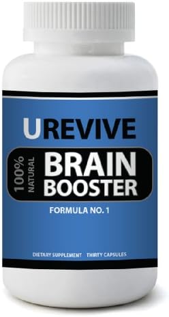 #1 Brain Supplement | Ginko Bilopa, Phosphatidylserine, Acetyl-L-Carnitine, and St. John's Wort | 100% Natural Brain Booster | Increase mental energy and focus | Enhance short-term and long-term memory | Get More Done | Made in the USA