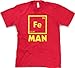 Iron Science T Shirt Funny Chemistry Shirt Periodic Table Tee