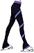 Figure Skating Spiral Polartec Polar Fleece Pants (Purple, Child Medium)