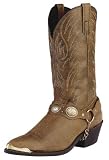 Men's Laredo 12" Classic Comfort Leather Pull On Western Cowboy Boots